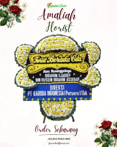 Papan Bunga Duka di Muarareja