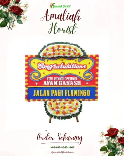 Bunga Papan Congratulation di Muarareja